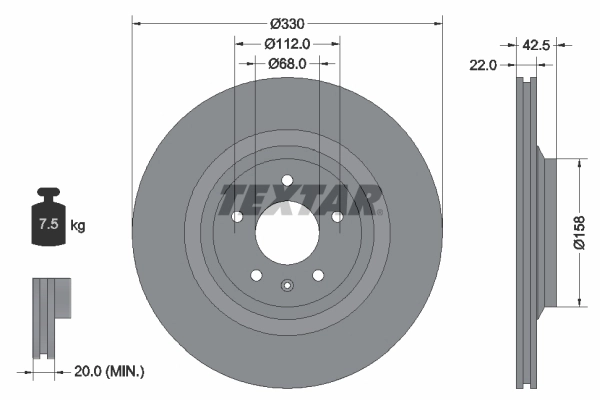 Brake Disc PRO 92160403