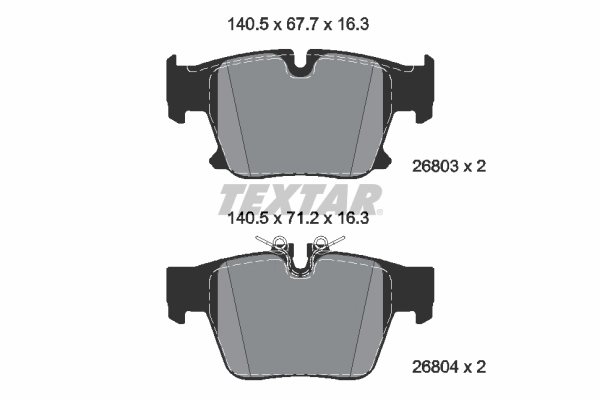 Brake Pad Set, disc brake Q+ 2680301