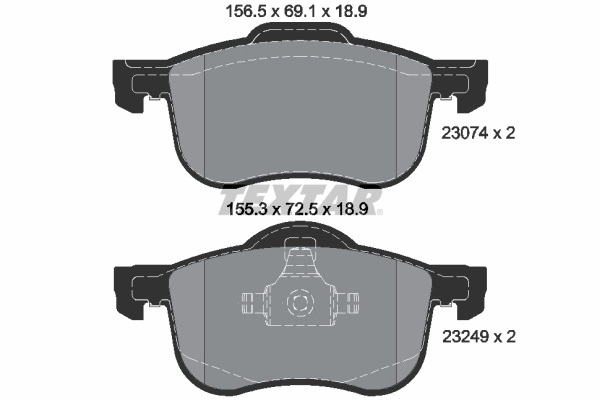 Brake Pad Set, disc brake Q+ 2307401