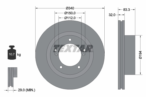 Brake Disc PRO 92204603