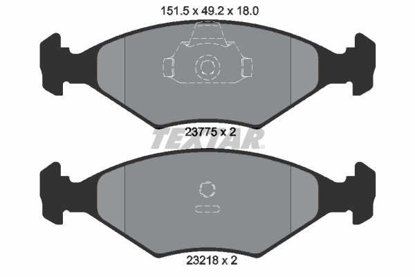 Brake Pad Set, disc brake 2377501
