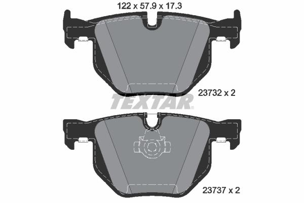 Brake Pad Set, disc brake Q+ 2373201