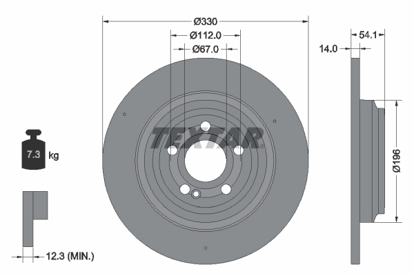 Brake Disc PRO+ 92306905