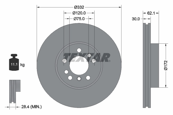 Brake Disc PRO+ 92107205