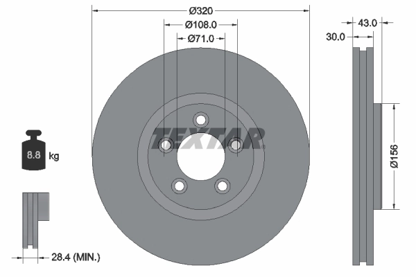 Brake Disc PRO 92158703