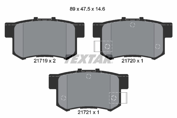 Brake Pad Set, disc brake Q+ 2171901