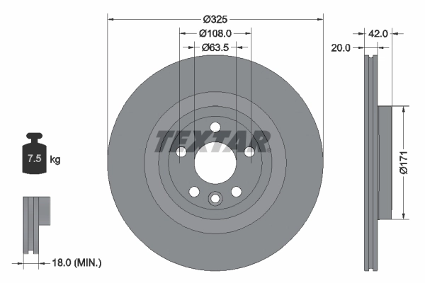 Brake Disc PRO+ 92314305