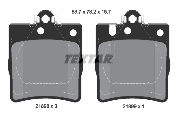 Brake Pad Set, disc brake Q+ 2189803