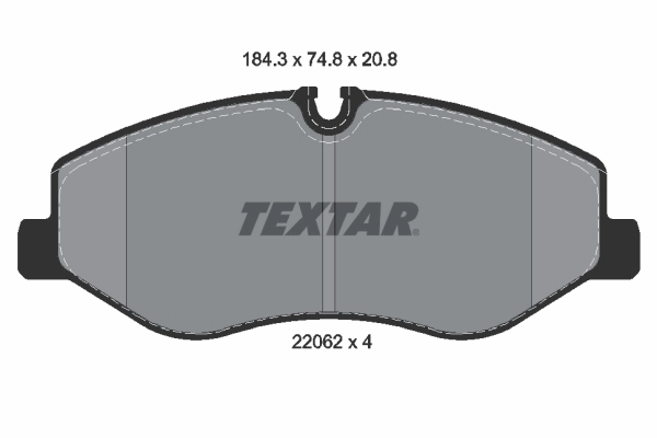 Brake Pad Set, disc brake Q+ 2206201