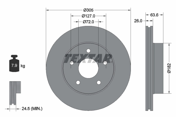 Brake Disc 92113600