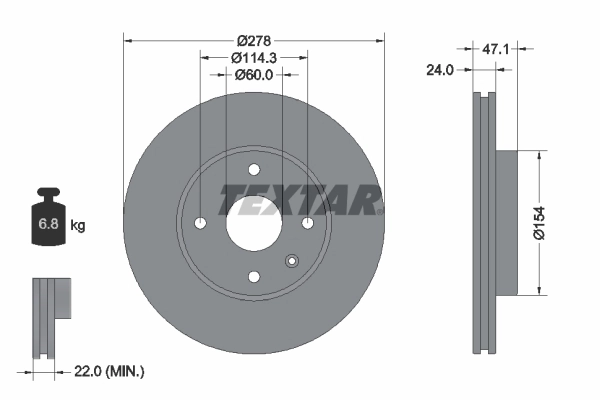 Brake Disc PRO 92227303