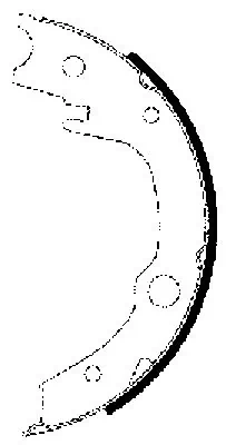 Brake Shoe Set, parking brake 91063200