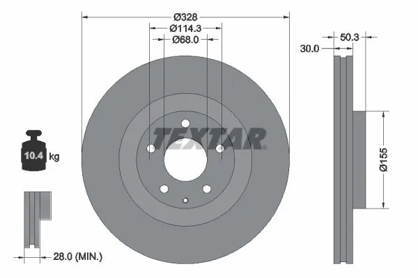 Brake Disc PRO 92352303