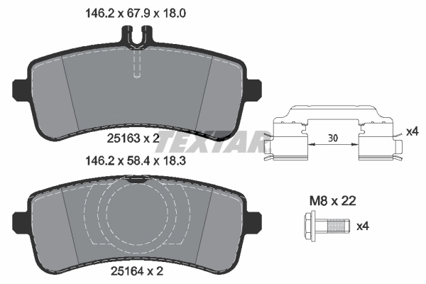 Brake Pad Set, disc brake Q+ 2516305