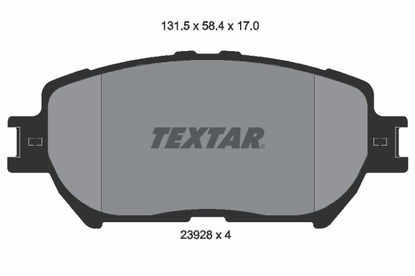 Brake Pad Set, disc brake 2392801