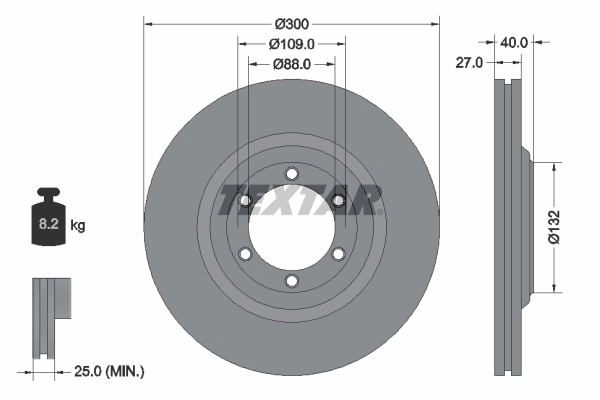 Brake Disc PRO 92282403