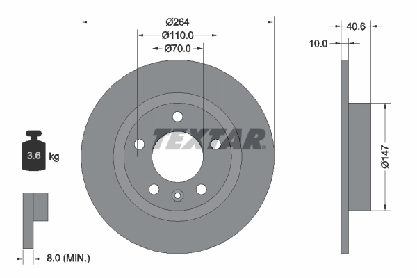 Brake Disc PRO 92186403