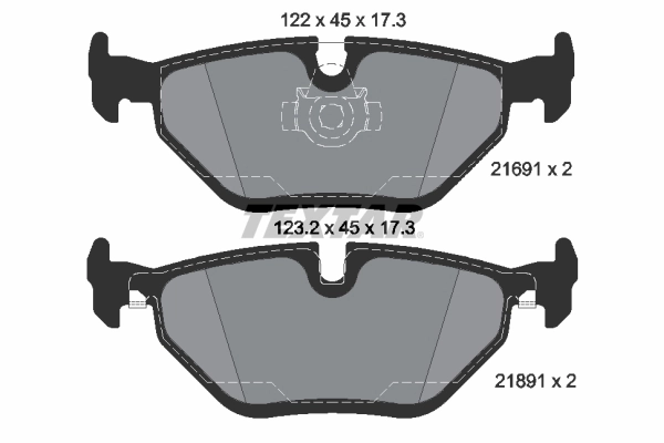 Brake Pad Set, disc brake Q+ 2169103