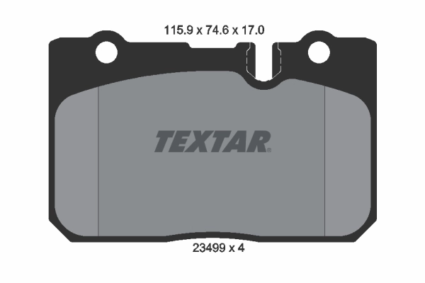Brake Pad Set, disc brake 2349901
