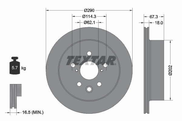 Brake Disc PRO 92334403