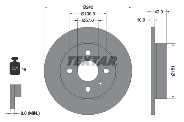 Brake Disc PRO 92092003