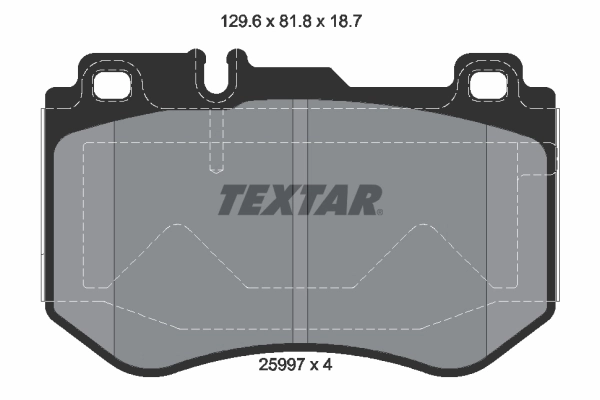 Brake Pad Set, disc brake 2599701