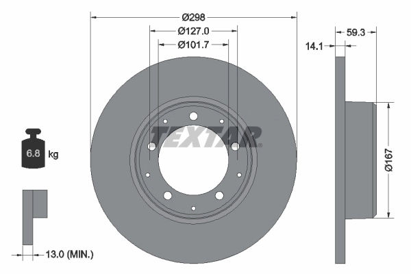 Brake Disc PRO 92230503