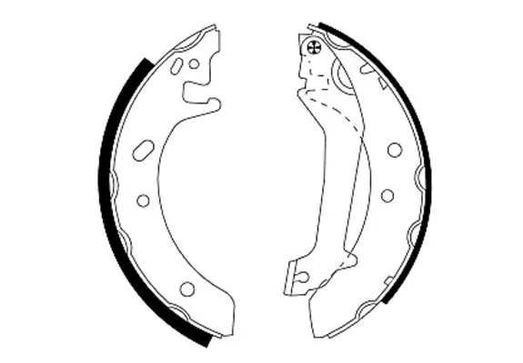 TEXTAR 91046600 Brake Shoe Set