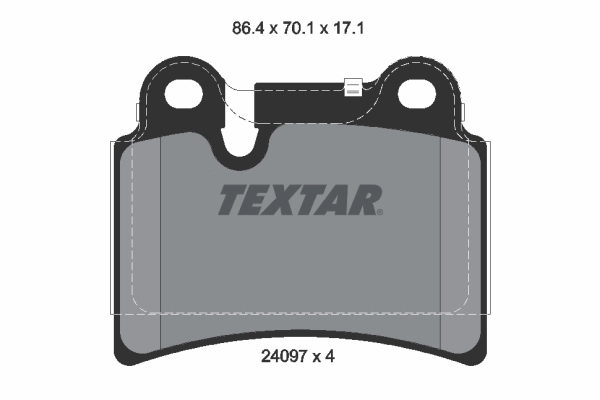 Brake Pad Set, disc brake 2409701