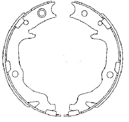 Brake Shoe Set, parking brake 91073400