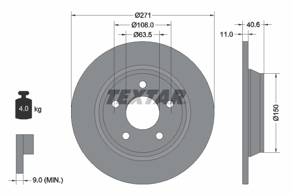 Brake Disc PRO 92303503