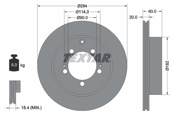 Brake Disc 92134700