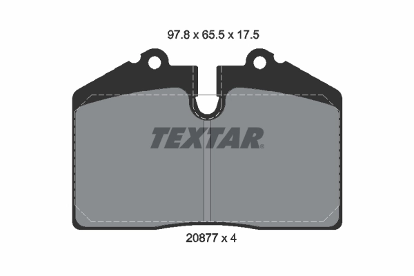 Brake Pad Set, disc brake Q+ 2087709