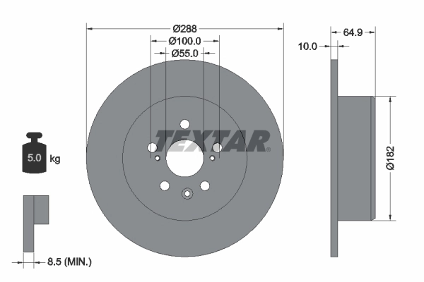Brake Disc PRO 92135903