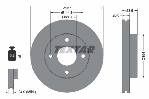 Brake Disc PRO 92253103