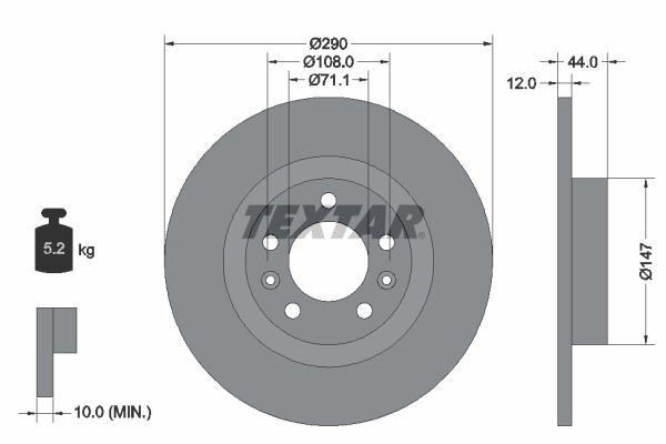 Brake Disc PRO 92238003
