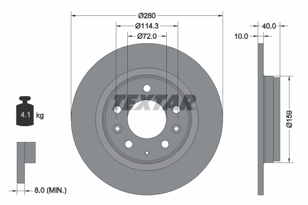 Brake Disc PRO 92125603