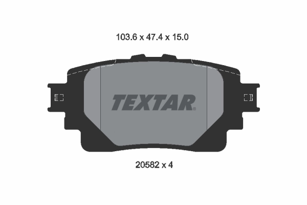 Brake Pad Set, disc brake 2058201