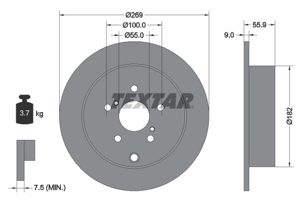 Brake Disc PRO 92170403