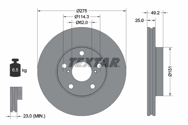 Brake Disc PRO 92139703