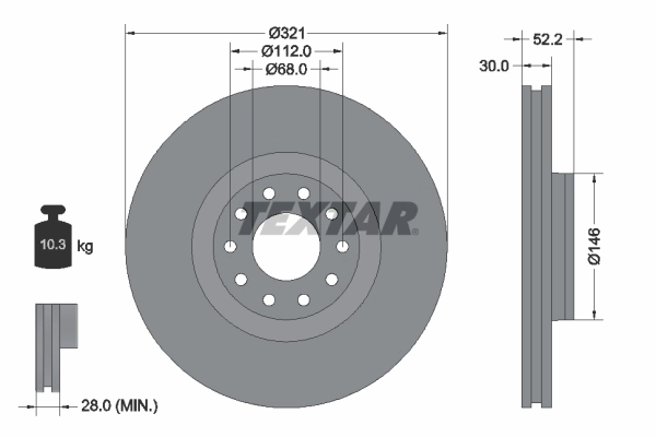 Brake Disc PRO 92154703