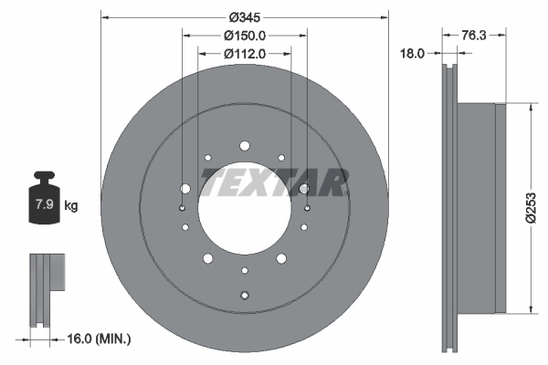 Brake Disc PRO 92198503