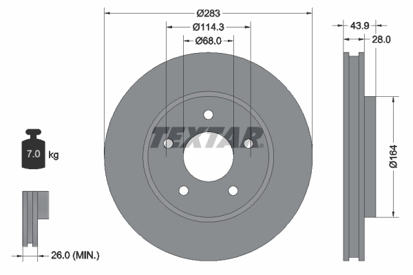 Brake Disc PRO 92280103