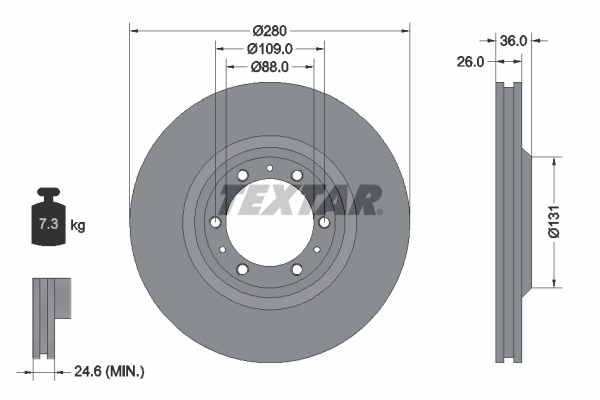 Brake Disc 92091400