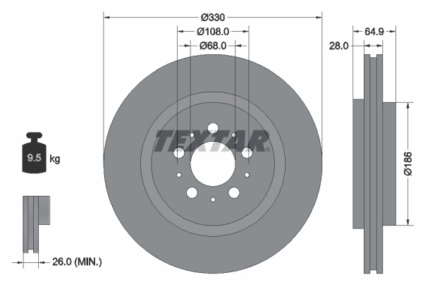 Brake Disc PRO 92178303