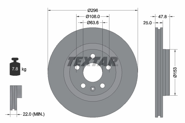 Brake Disc PRO+ 92323905