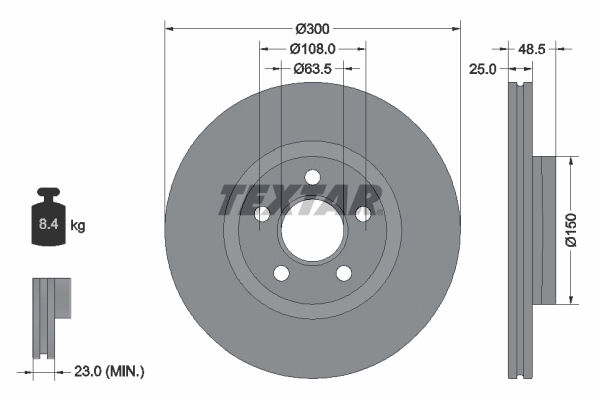 Brake Disc PRO 92326003