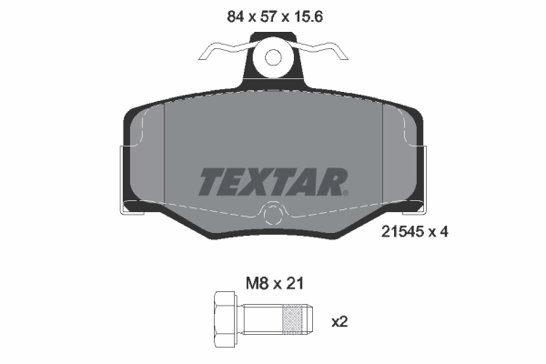 Brake Pad Set, disc brake Q+ 2154501