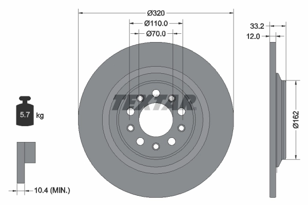 Brake Disc PRO 92304103