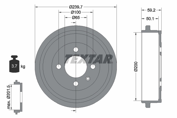 Brake Drum 94022800